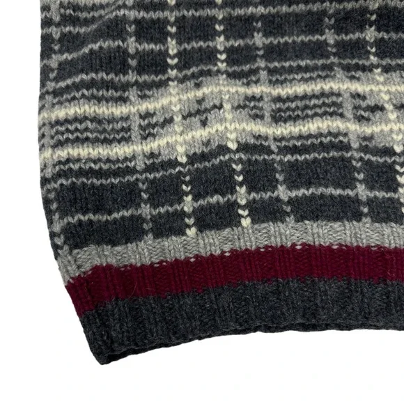 CLUB ROOM Vintage 100% Wool Handmade Sweater Fair Isle Nordic Ski Holiday Medium